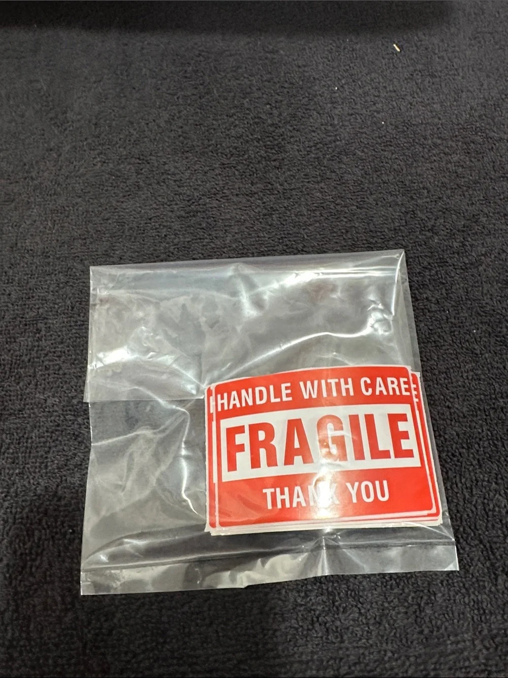 Fragile Handle With Care Sticker Pack - Red NWT 50 pcs